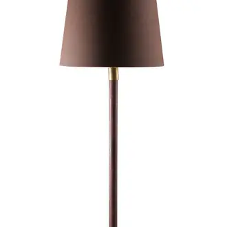 Huxley Lamp WLB36 Chocolate with Antique Brass