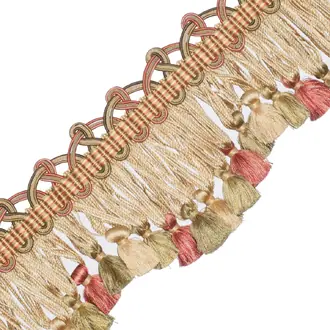 Palais Silk Scalloped Tassel Fringe TF-56779-07
