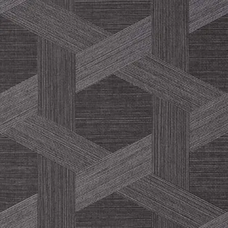 Vinyl Woven Sisal Charcoal Aura 8127