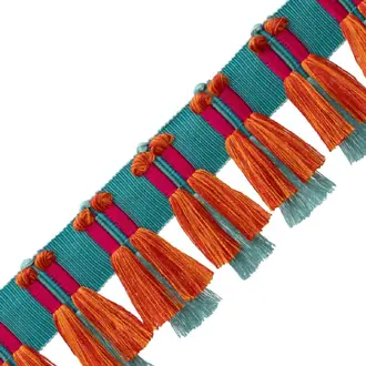 Kaleidoscope Tasseled Border BT-61361-10