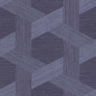 Vinyl Woven Sisal Poised Navy 8133