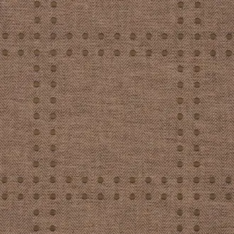 Rivets Antique on Brown Herringbone 5877