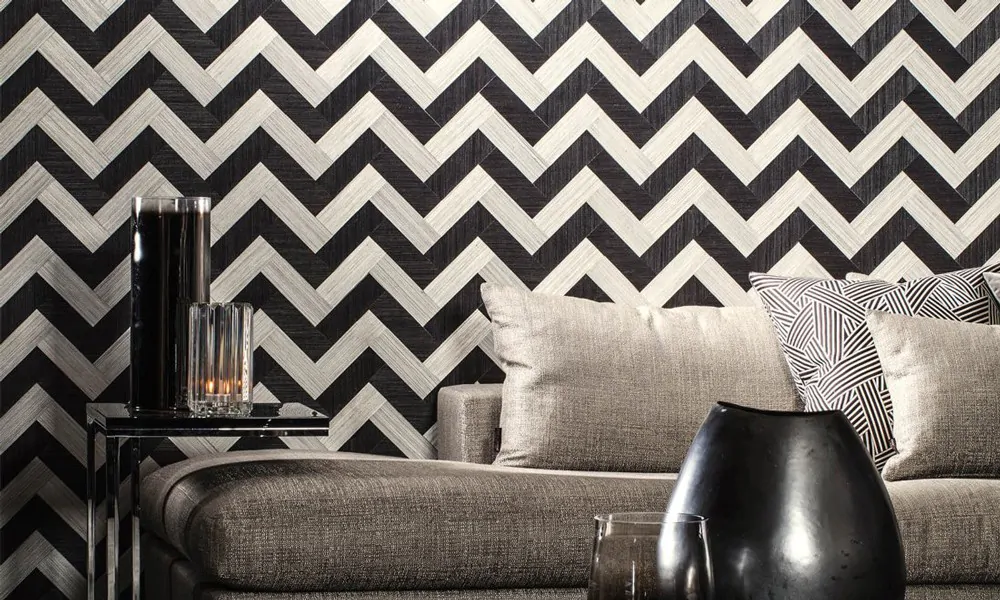 black-and-white-chevron-wallpaper