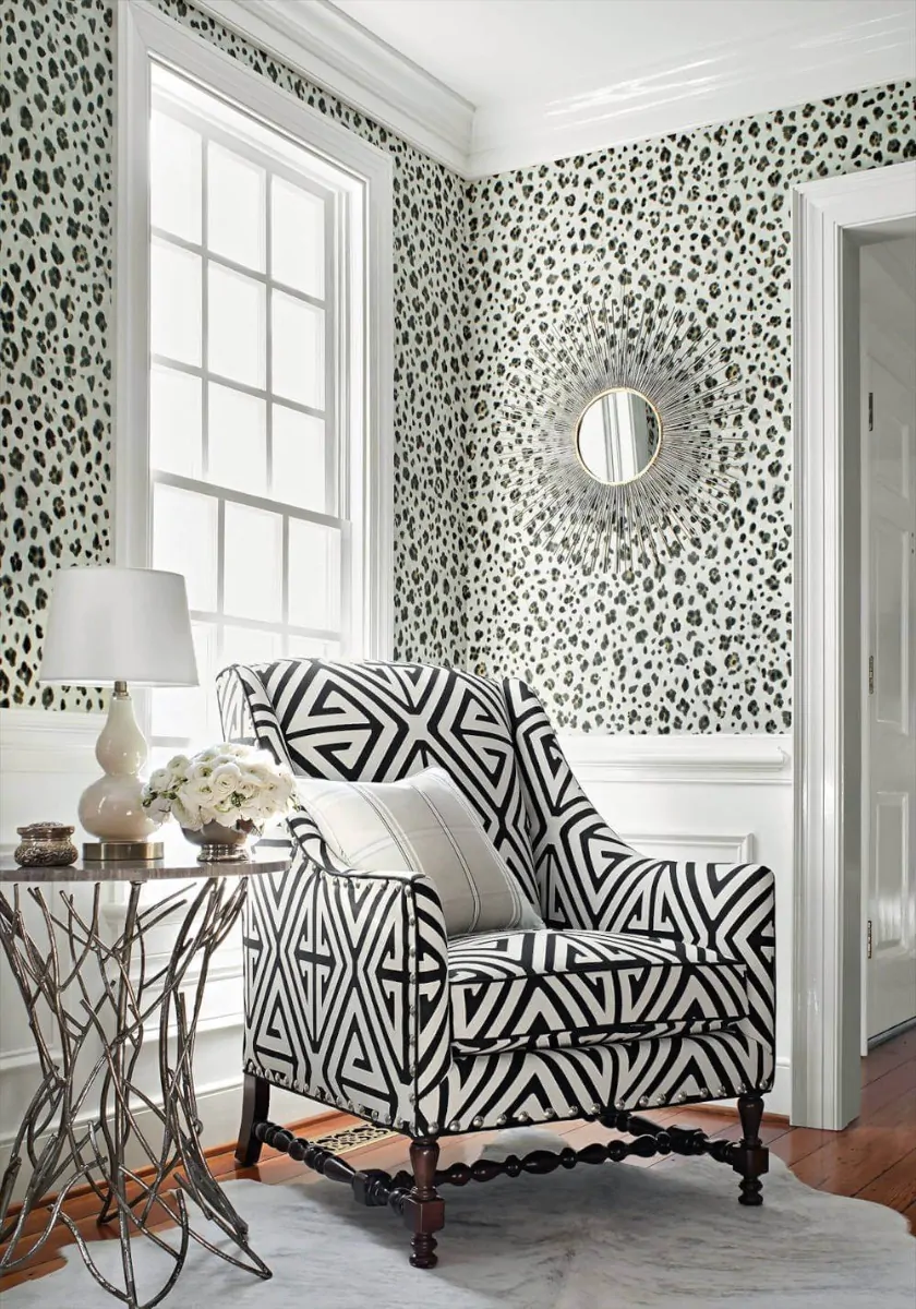 Eye For Design Matching Upholstery and WallpaperLovely Interiors  When Done Correctly
