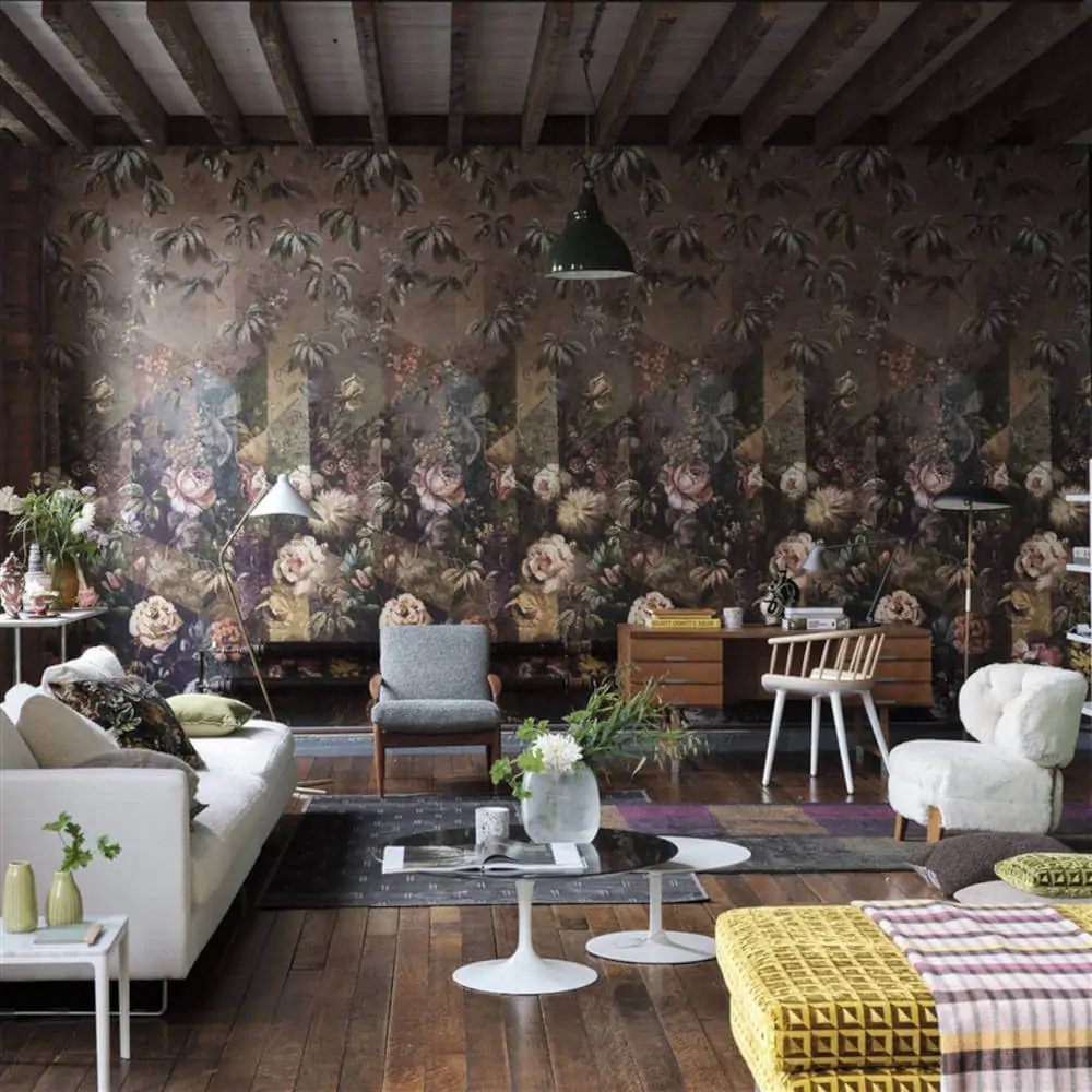 Minakari Wallpaper in Rosewood by Designers Guild