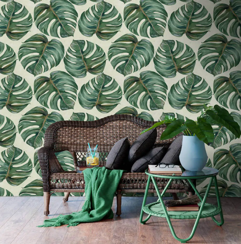 Tropical Leaf Wallpaper by Mind The Gap