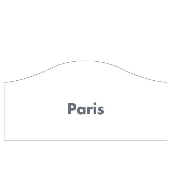 Paris Shape 4 Headboard