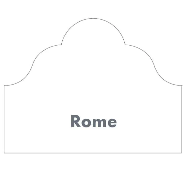 Rome Shape 5 Headboard
