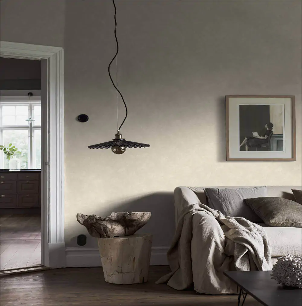 Scandi Style Wallpaper in Neutral Colours