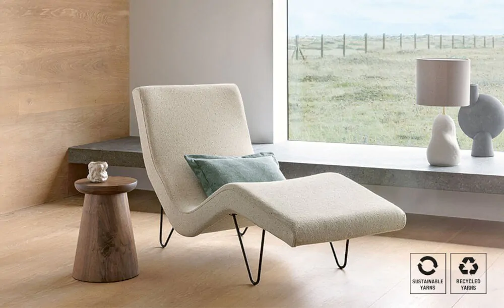 Fleck Eco Sustainable Textured Chenille Kirkby Design