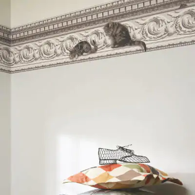 Decorative Plasterwork Wallpaper Border from Cole & Son