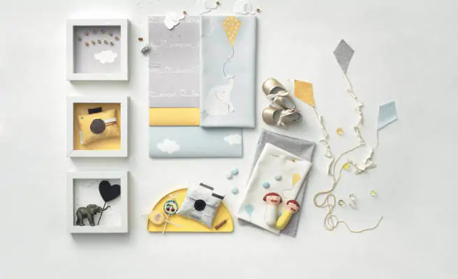 Childrens Room Moodboard from Casadeco