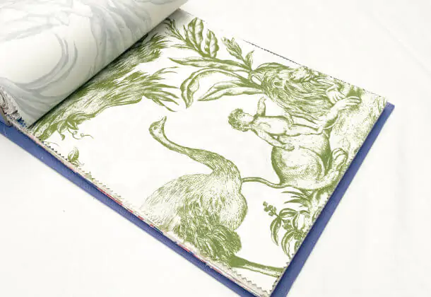 Antilles Toile Green Fabric Antilles Anna French