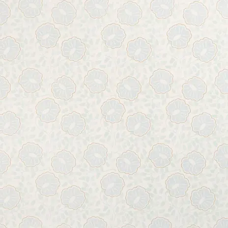 Punch Paisley Wallpaper by Christopher Farr Cloth in Sky
