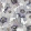 Bloom Small Violet Grey on White Paper Weave 7191-S