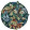Robin's Wood Forest Green Round 146507 Rug