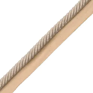 3/8 Inch Au Naturel Cord with Tape in Pale Grey 981-37177-004 by Samuel & Sons