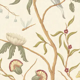 Adam's Eden Ivory Wallpaper