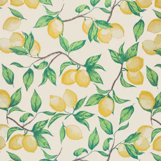 Capri Lemons Wallpaper Natural