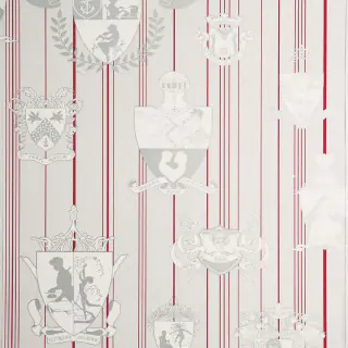 Carpe Noctem Wallpaper Hot Pink / Silver