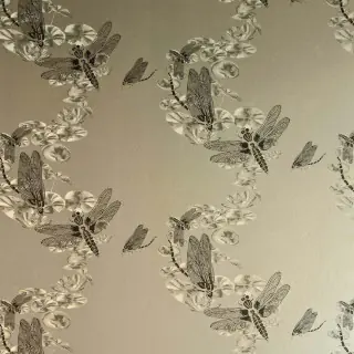 Dragonfly Wallpaper Pewter