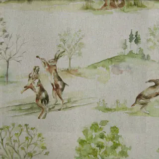 Boxing Hares Linen