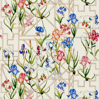 Christian Lacroix Fretwork Garden Wallpaper Azur PCL7045/01