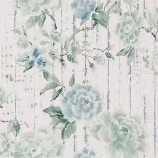 Designers Guild Kyoto Flower Wallpaper Eau de Nil PDG1158/04