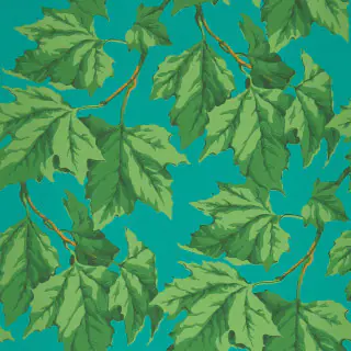 Harlequin Dappled Leaf Wallpaper Emerald/Teal HSRW113047