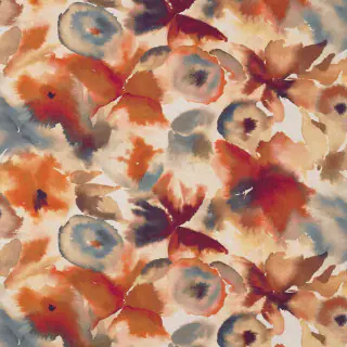 harlequin-flores-fabric-120576-rust-ruby-nordic-blue