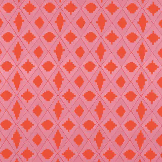 Harlequin Garden Terrace Fabric Ruby/Rose HSRF134998