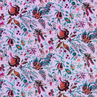 Harlequin Wonderland Floral Fabric Amethyst/Lapis/Ruby HSRF121182