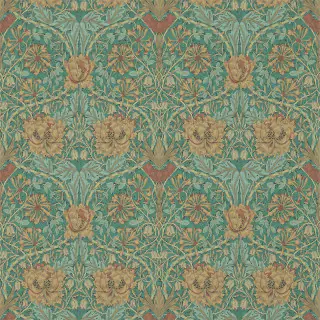 morris-and-co-honeysuckle-and-tulip-wallpaper-214704-emerald-russet