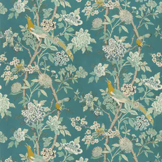 hydrangea-bird-archive-bp10851-5-teal-fabric-chifu-gpj-baker