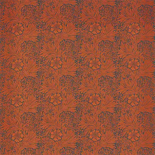 marigold-226845-navy-burnt-orange-fabric-queens-square-morris-and-co