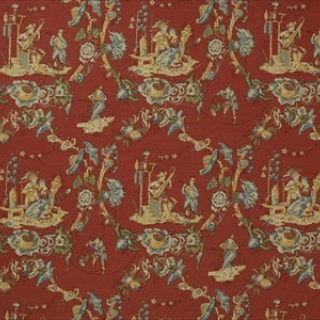 Marvic Cathay Toile 7251-5-lacquer-red
