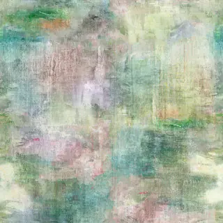 Monet Coral Wallpaper