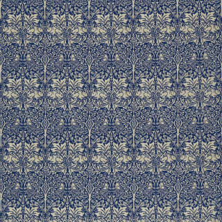 morris-and-co-brer-rabbit-fabric-dmorbr205-indigo-vellum