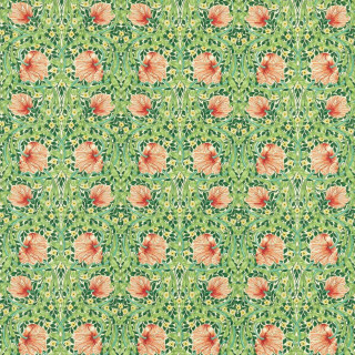 morris-and-co-pimpernel-fabric-227213-shamrock-watermelon