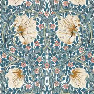 morris-and-co-pimpernel-wallpaper-217363-woad-coral