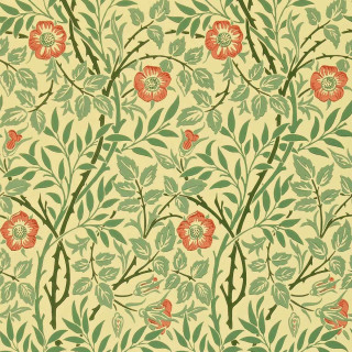 morris-and-co-sweet-briar-wallpaper-dmc130101-green-rust