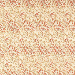 morris-and-co-willow-bough-fabric-mamb227110-russet-wheat