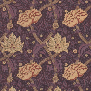 morris-and-co-windrush-wallpaper-dmi1w6103-aubergine-wine