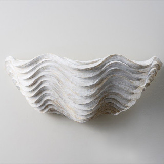 porta-romana-clam-shell-wall-light-large-lighting-twl129-drift-white
