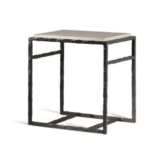 porta-romana-giacometti-side-table-bronzed-with-faux-limestone-top-furniture-cst01