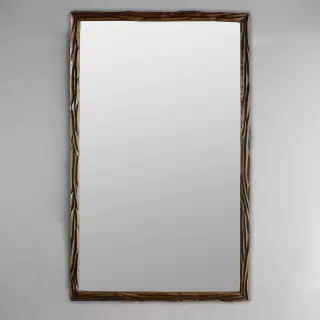 Rectangle Laurel Mirror Small WM24RS French Brass
