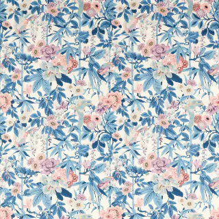 sanderson-bamboo-and-bird-fabric-226970-china-blue-lotus-pink