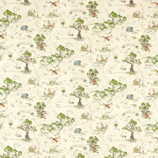 Sanderson Hundred Acre Wood Fabric Cashew DDIF227170
