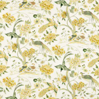sanderson-indienne-peacock-fabric-226973-gosling-yellow