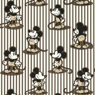 Sanderson Mickey Stripe Wallpaper Humbug DDIW217272